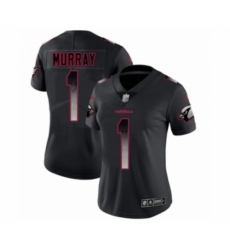 Women's Arizona Cardinals #1 Kyler Murray Limited Black Smoke Fashion Football Jersey