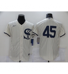 Men's Chicago White Sox #45 Michael Jordan Cream Elite 2021 Field of Dreams Jersey