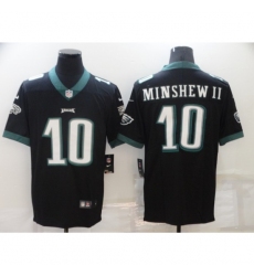 Men's Philadelphia Eagles #10 Gardner Minshew II Nike Midnight Black Limited Player Jersey