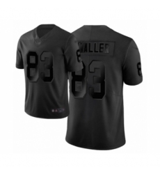 Men's Oakland Raiders #83 Darren Waller Limited Black City Edition Football Jersey