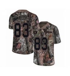 Youth Oakland Raiders #83 Darren Waller Limited Camo Rush Realtree Football Jersey