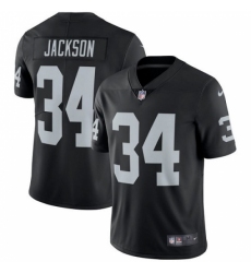 Men's Nike Oakland Raiders #34 Bo Jackson Black Team Color Vapor Untouchable Limited Player NFL Jersey