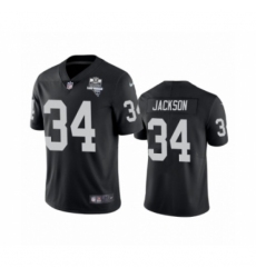 Women's Oakland Raiders #34 Bo Jackson Black 2020 Inaugural Season Vapor Limited Jersey