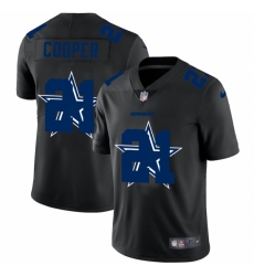 Men's Dallas Cowboys #21 Ezekiel Elliott Black Nike Black Shadow Edition Limited Jersey