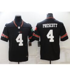 Men's Dallas Cowboys #4 Dak Prescott Black Mexico Limited Player Jersey