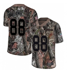 Men's Dallas Cowboys #88 CeeDee Lamb Camo Stitched Limited Rush Realtree Jersey