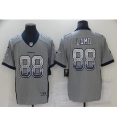 Men's Dallas Cowboys #88 CeeDee Lamb Gray Nike Rush Drift Fashion Limited Jersey