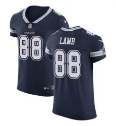 Men's Dallas Cowboys #88 CeeDee Lamb Navy Blue Team Color Stitched Vapor Untouchable Elite Jersey