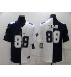 Men's Dallas Cowboys #88 CeeDee Lamb White-Blue Fashion Football Limited Jersey