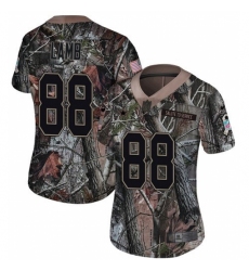 Women's Dallas Cowboys #88 CeeDee Lamb Camo Stitched Limited Rush Realtree Jersey