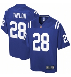 Men's Indianapolis Colts #28 Jonathan Taylor Blue NFL Pro Line Royal Big & Tall Player Jersey