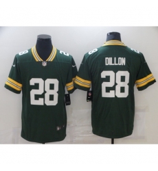 Men's Green Bay Packers #28 AJ Dillon Green Team Color Vapor Untouchable Limited Jersey