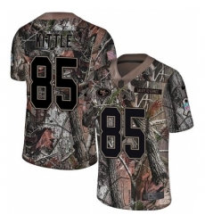 Men's Nike San Francisco 49ers #85 George Kittle Limited Camo Rush Realtree NFL Jersey