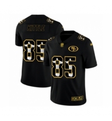 Men's San Francisco 49ers #85 George Kittle Black Jesus Faith Limited Football Jersey