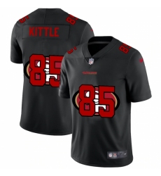 Men's San Francisco 49ers #85 George Kittle Black Nike Black Shadow Edition Limited Jersey