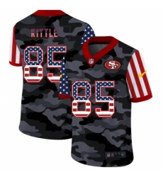 Men's San Francisco 49ers #85 George Kittle Camo Flag Nike Limited Jersey