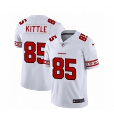 Men's San Francisco 49ers #85 George Kittle White Team Logo Cool Edition Jersey