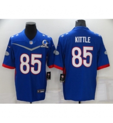 San Francisco 49ers #85 George Kittle Nike Royal 2022 NFC Pro Bowl Limited Player Jersey