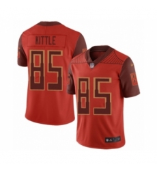 Youth San Francisco 49ers #85 George Kittle Limited Red City Edition Football Jersey