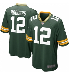 Men's Nike Green Bay Packers #12 Aaron Rodgers Game Green Team Color NFL Jersey