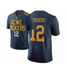 Women's Green Bay Packers #12 Aaron Rodgers Limited Navy Blue City Edition Football Jersey