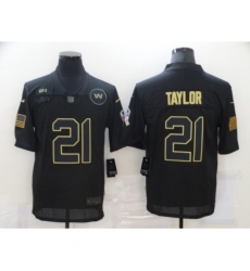 Men's Washington Redskins #21 Sean Taylor Black Nike 2020 Salute To Service Limited Jersey