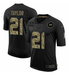 Men's Washington Redskins #21 Sean Taylor Camo 2020 Salute To Service Limited Jersey