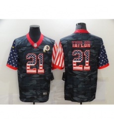 Men's Washington Redskins #21 Sean Taylor Camo Flag Nike Limited Jersey