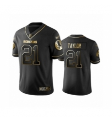Men's Washington Redskins #21 Sean Taylor Limited Black Golden Edition Football Jersey