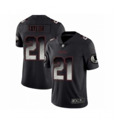 Men's Washington Redskins #21 Sean Taylor Limited Black Smoke Fashion Football Jersey