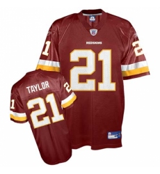 Reebok Washington Redskins #21 Sean Taylor Burgundy Red Team Color Authentic Throwback NFL Jersey