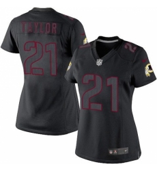 Women's Nike Washington Redskins #21 Sean Taylor Limited Black Impact NFL Jersey