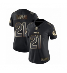 Women's Washington Redskins #21 Sean Taylor Black Gold Vapor Untouchable Limited Player Football Jersey