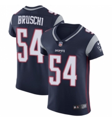 Men's Nike New England Patriots #54 Tedy Bruschi Navy Blue Team Color Vapor Untouchable Elite Player NFL Jersey