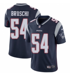 Men's Nike New England Patriots #54 Tedy Bruschi Navy Blue Team Color Vapor Untouchable Limited Player NFL Jersey