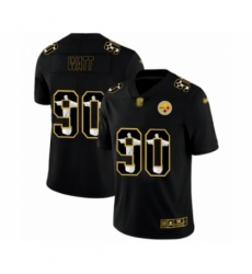 Men's Pittsburgh Steelers #90 T. J. Watt Black Jesus Faith Limited Player Football Jersey