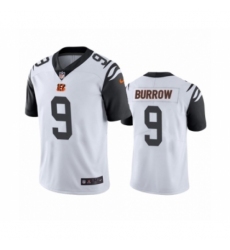 Cincinnati Bengals #9 Joe Burrow Color Rush Limited White Jersey