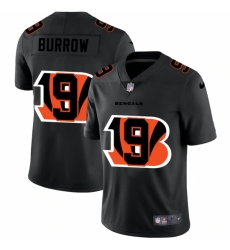 Men's Cincinnati Bengals #9 Joe Burrow Black Nike Black Shadow Edition Limited Jersey