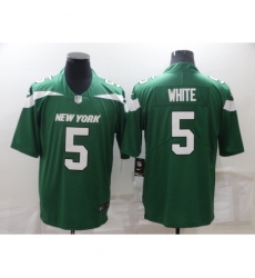 Men's New York Jets #5 Mike White Nike Gotham Green Limited Player Jersey