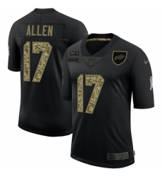 Men's Buffalo Bills #17 Josh Allen Camo 2020 Salute To Service Limited Jersey