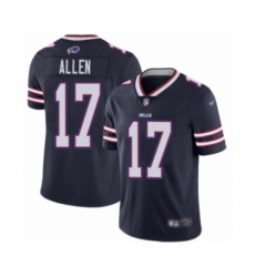 Men's Buffalo Bills #17 Josh Allen Limited Navy Blue Inverted Legend Football Jersey