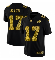 Men's Buffalo Bills #17 Josh Allen Nike Leopard Print Fashion Vapor Limited NFL Jersey Black