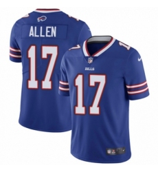 Men's Nike Buffalo Bills #17 Josh Allen Royal Blue Team Color Vapor Untouchable Limited Player NFL Jersey