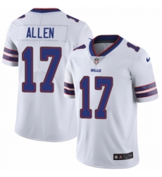 Men's Nike Buffalo Bills #17 Josh Allen White Vapor Untouchable Limited Player NFL Jersey