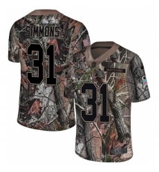 Men's Nike Denver Broncos #31 Justin Simmons Limited Camo Rush Realtree NFL Jersey