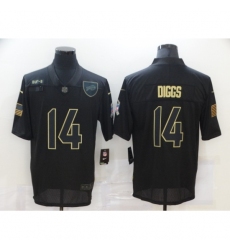 Men's Buffalo Bills #14 Stefon Diggs Black Nike 2020 Salute To Service Limited Jersey