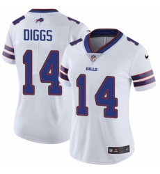 Women's Buffalo Bills #14 Stefon Diggs White Stitched Vapor Untouchable Limited Jersey