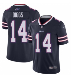 Youth Buffalo Bills #14 Stefon Diggs Navy Stitched Limited Inverted Legend Jersey