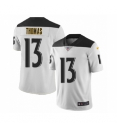 Men's New Orleans Saints #13 Michael Thomas Limited White City Edition Football Jersey