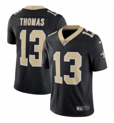 Men's Nike New Orleans Saints #13 Michael Thomas Black Team Color Vapor Untouchable Limited Player NFL Jersey